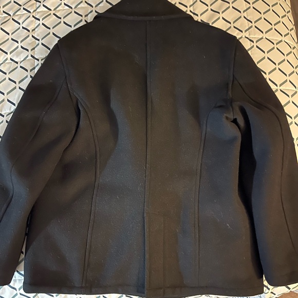 Men’s Spiewak Pea Coat size Medium Black - Picture 2 of 11